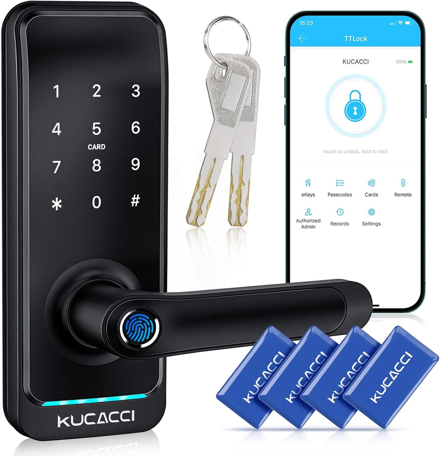KUCACCI Smart Lock: Keyless Entry & WiFi Control