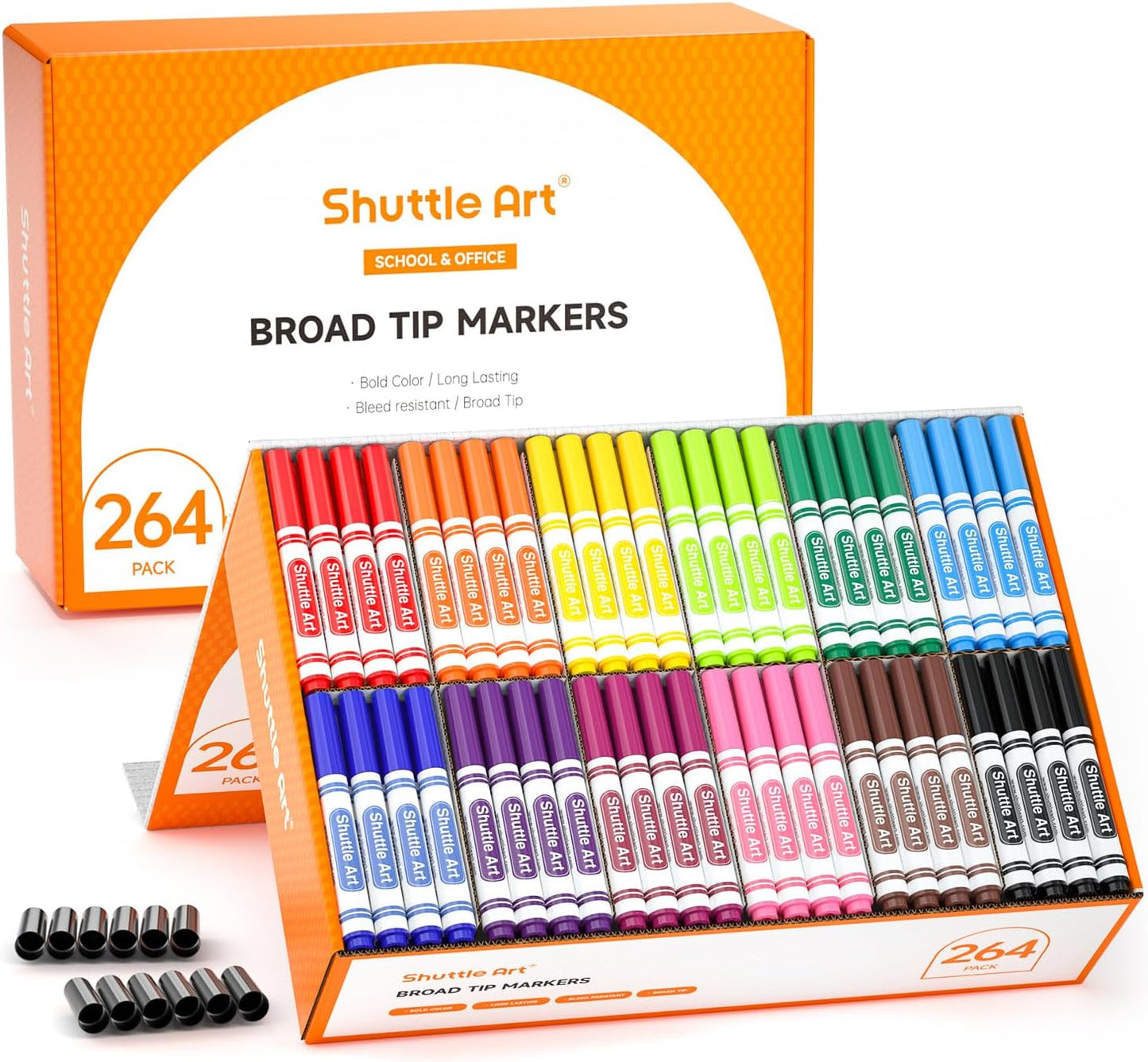 Shuttle Art 264 Pack Washable Markers for Creative Fun
