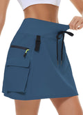 Women's Hiking Cargo Skort - High Waisted Quick Dry Skort