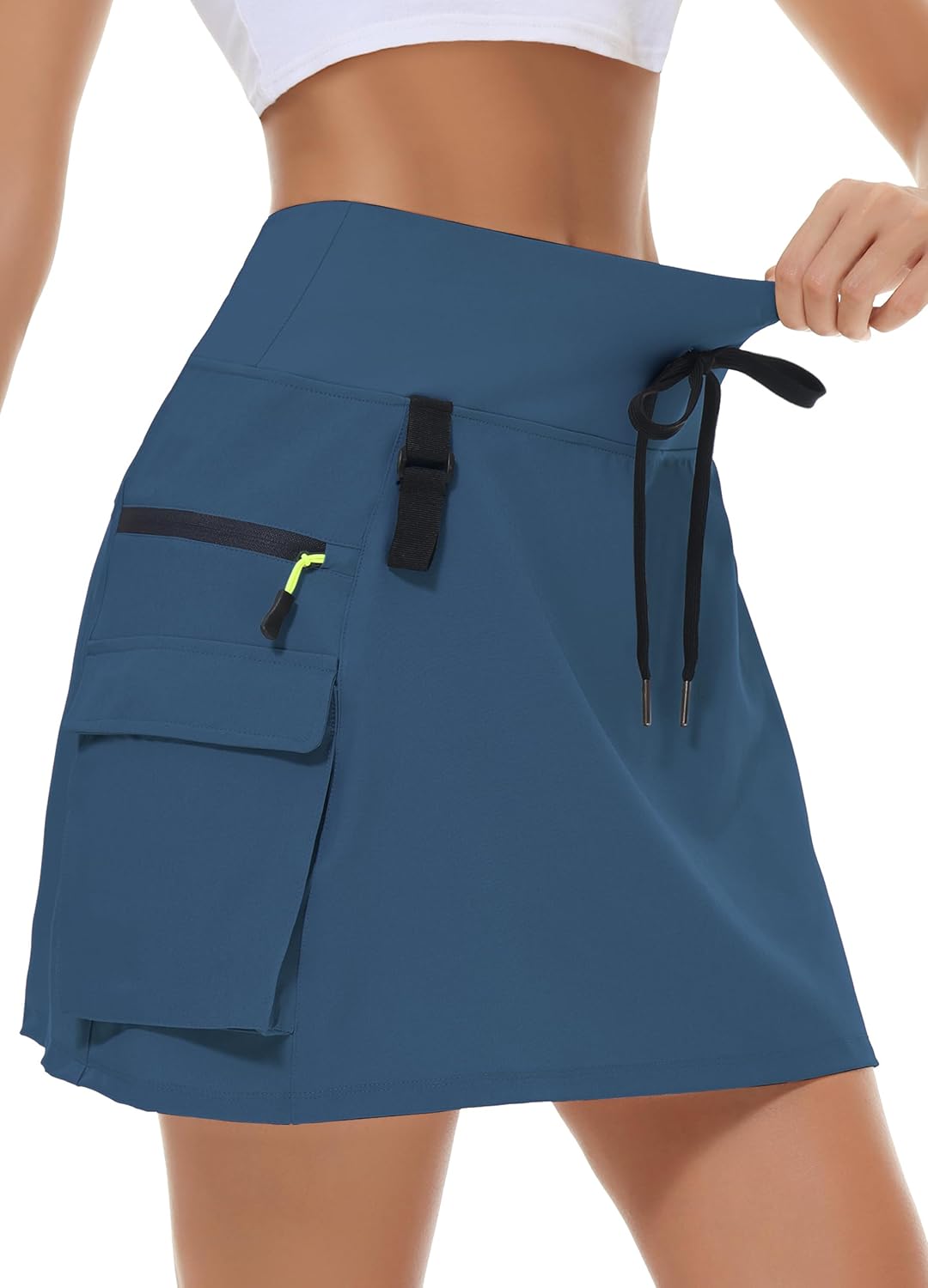 Women's Hiking Cargo Skort Skirt for Active Outdoor Adventures