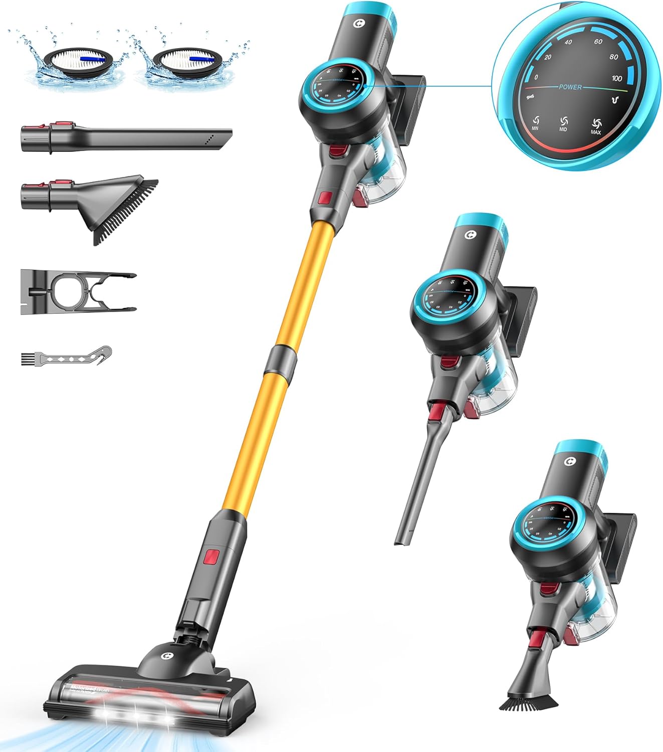 CHEBIO Cordless Vacuum: Powerful & Lightweight