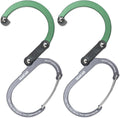 HERoCLIP Small Carabiner Gear Clip and Hook - Compact 3-in-1