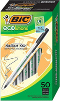BIC Ecolutions Round Stic Ballpoint Pen, 1.0mm Medium - Smooth