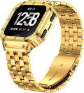 SUPLINK Stainless Steel Case and Bands for Fitbit Versa / Sense