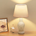ONEWISH Modern Table Lamp Small Bedside Lamp - Wine Bottle Shape
