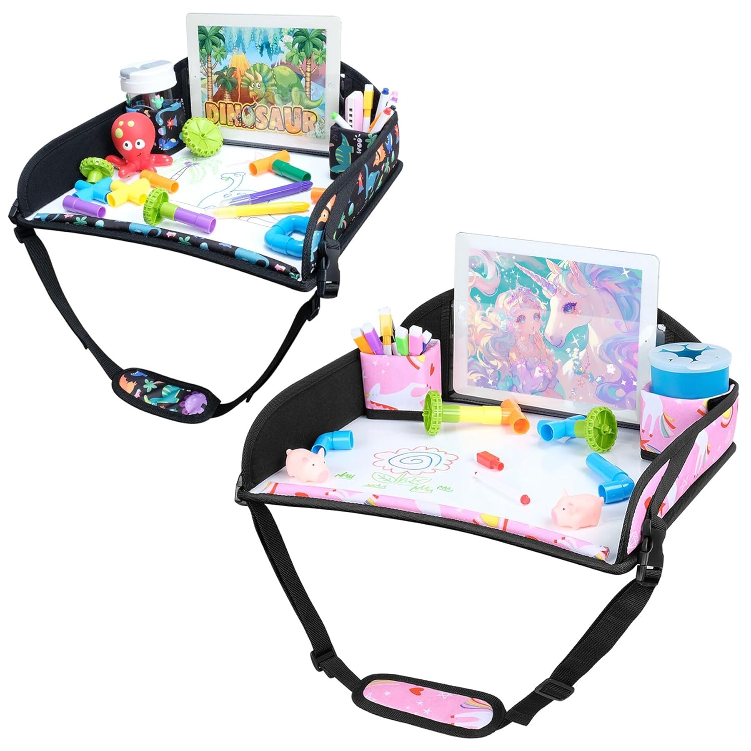 Kids Travel Tray for Toddler Car Seat - Fun & Practical Solution