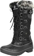DREAM PAIRS Women's Faux Fur Lined Mid Calf Winter Snow Boots