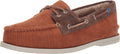 Men's Corduroy Suede 2-Eye Boat Shoe - Classic Gingham Look