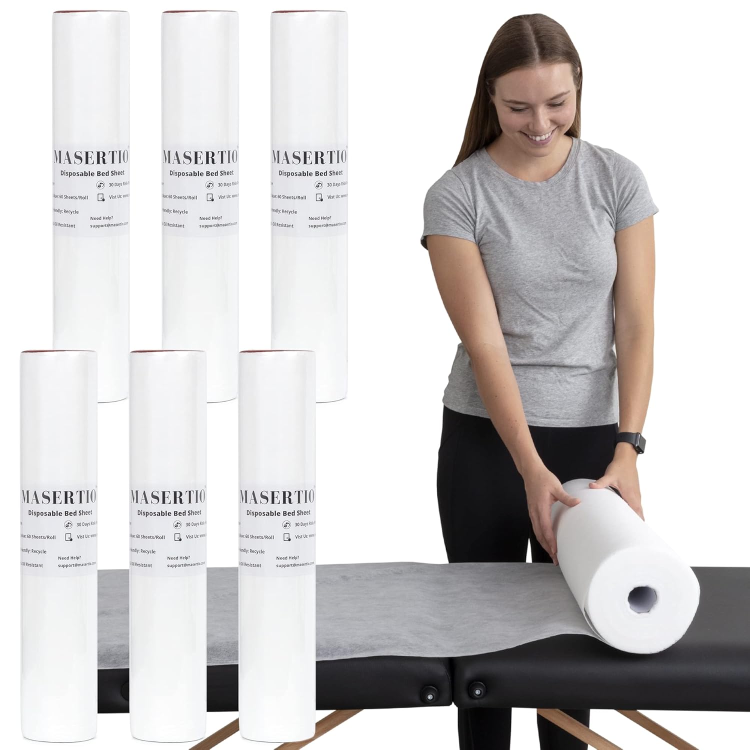 Disposable Massage Bed Cover for Spa, Tattoo, and Waxing Use