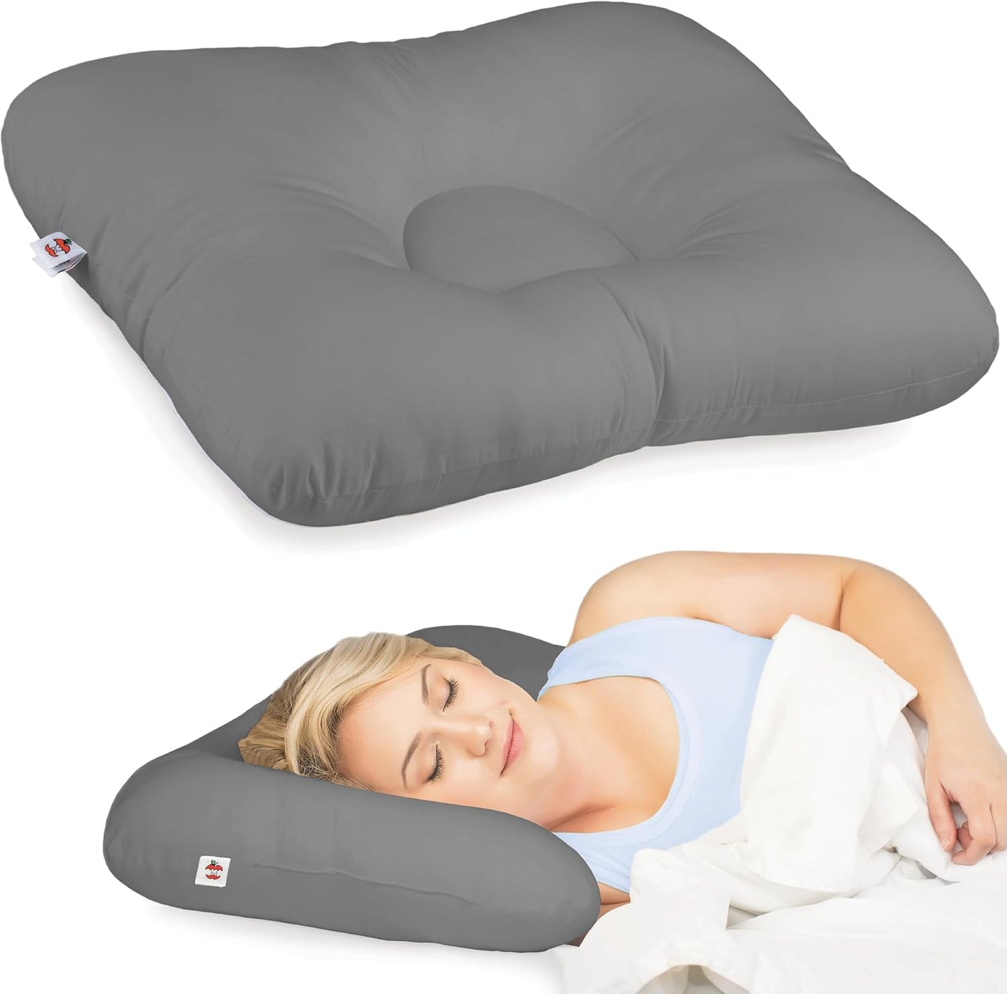 Core Products D-Core Cervical Neck Pillow for Neck Pain Relief