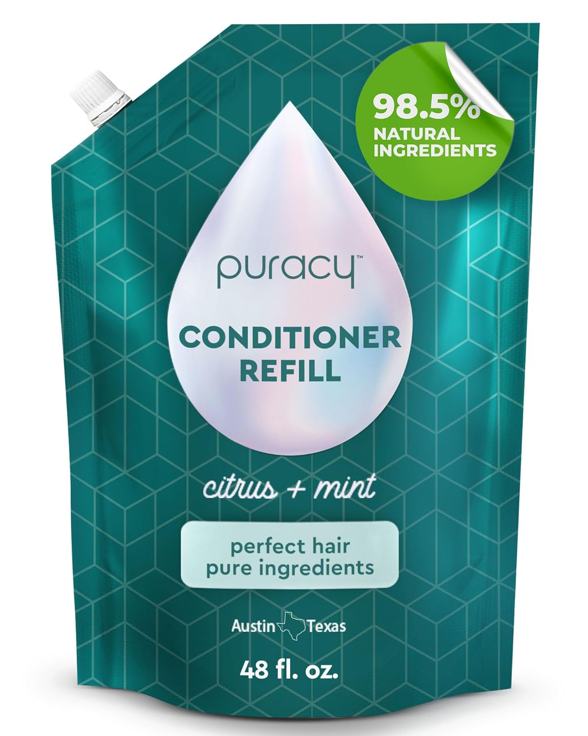 Puracy 98.95% Natural Conditioner - Cleaner, Silkier Hair Longer!