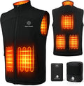 SNOW LEOPARD Heated Vest for Men - Long-Lasting Core Warmth