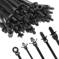 Armpow 110 PCS Heavy Duty Cable Zip Ties - UV Resistant for Wire Bundling