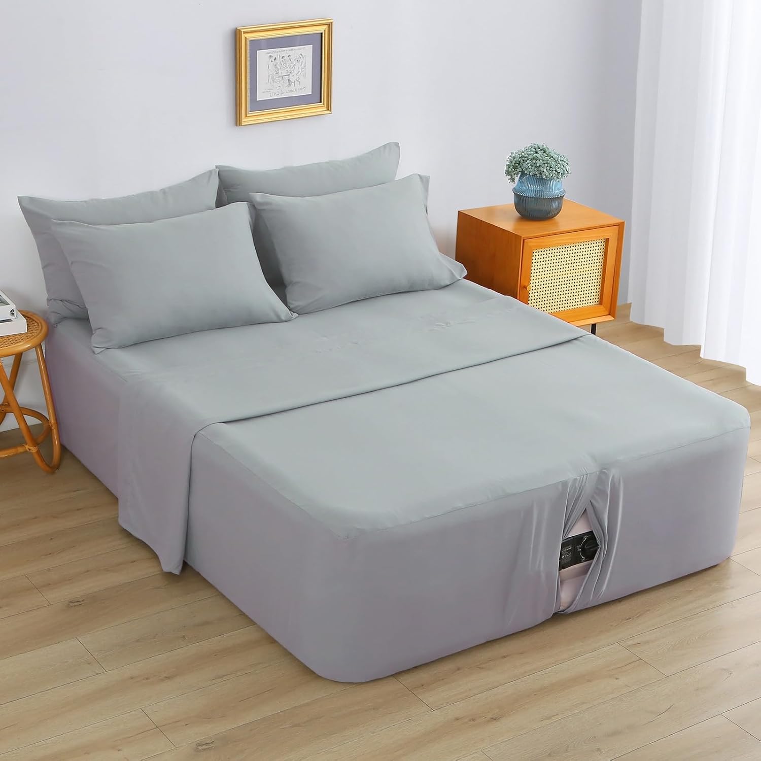 Air Mattress Sheet Set for 16-24 Inch Beds, Soft & Durable