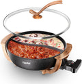 Hot Pot Electric with Divider 6L Double-Flavor Non-stick Pot - Large
