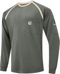 FR Shirts for Men 100% Cotton 5.5oz Lightweight CAT2 Flame Resistant