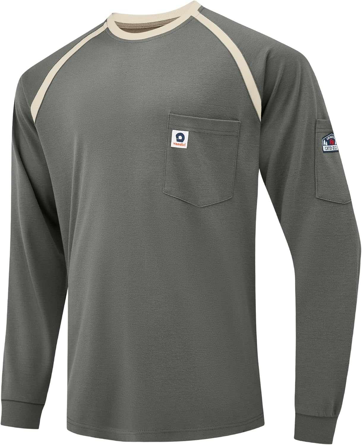 FR Shirts for Men 100% Cotton Lightweight Flame Resistant Wear