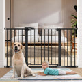 BABELIO Extra Wide Baby/Dog Gate PressGuard P7 - Auto Close Safety