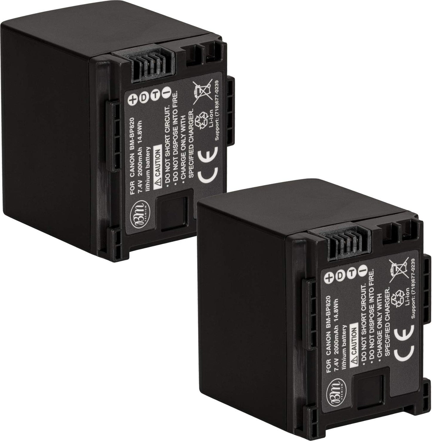 BM Premium BP-820 Batteries for Canon VIXIA Camcorders