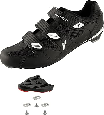 CyclingDeal Men's Cycling Shoes with 9-Degree Floating Cleats