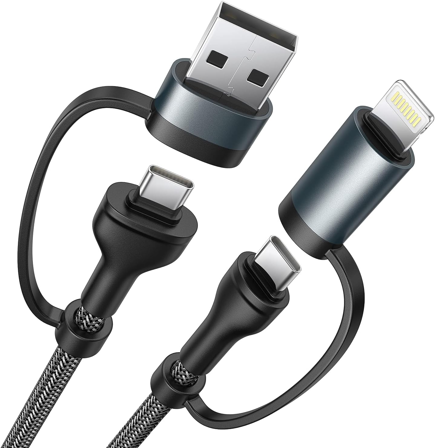 XUDUO 4-in-1 60W Charger Cable | Fast Charging & Sync