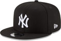 New Era Unisex-Adult MLB 9Fifty Black White Logo Snapback Hat