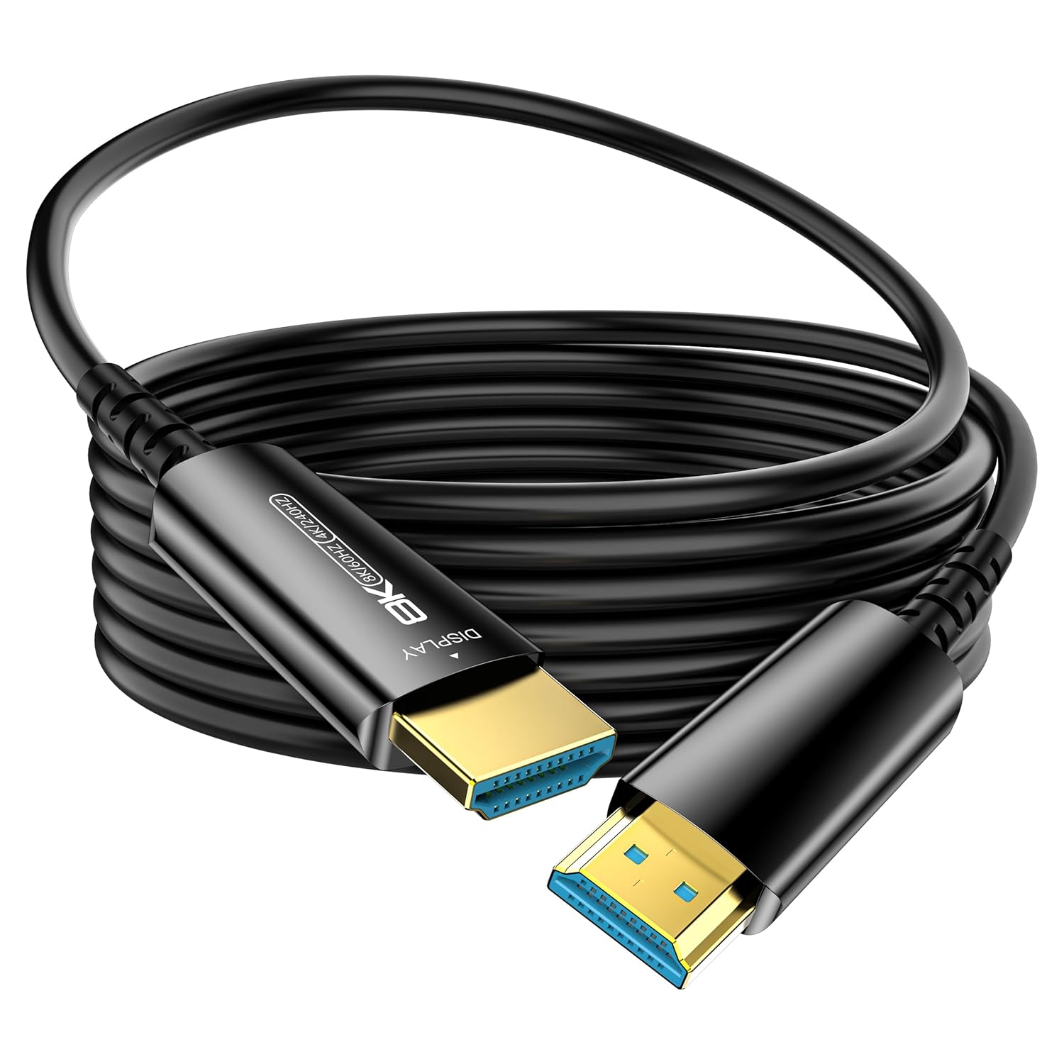 Ultimate 8K Streaming: 100ft Fiber HDMI Cable