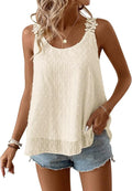 Womens Tank Tops Flowy Sleeveless Boho Tank Top for Women - Lace