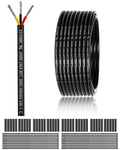 20 Gauge 3 Conductor Electrical Wire 100FT - Flexible UL2464 Cable