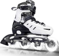 Inline Skates for Kids and Adult - Adjustable Illuminating Skates