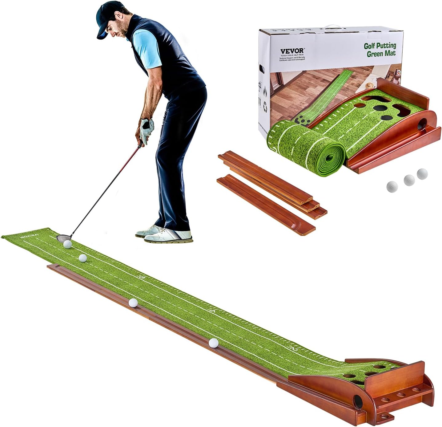 Practice Perfect with VEVOR Putting Mat