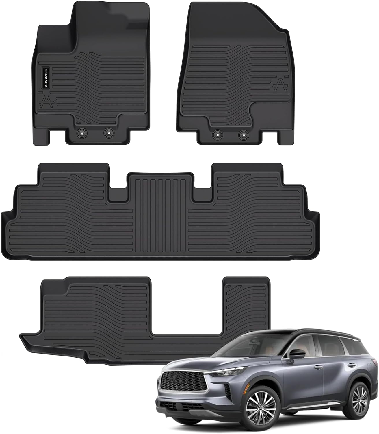 Auxko All Weather Floor Mats for Nissan Pathfinder & QX60