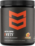 MTN OPS Yeti Pre-Workout Powder Peach Zing - Energy & Endurance