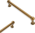 10 Pack 5 in Hole Center Antique Brass Cabinet Pulls - Heavy Duty