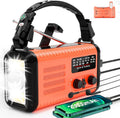 Emergency Hand Crank Radio NOAA AM/FM Solar Power - Portable Alert