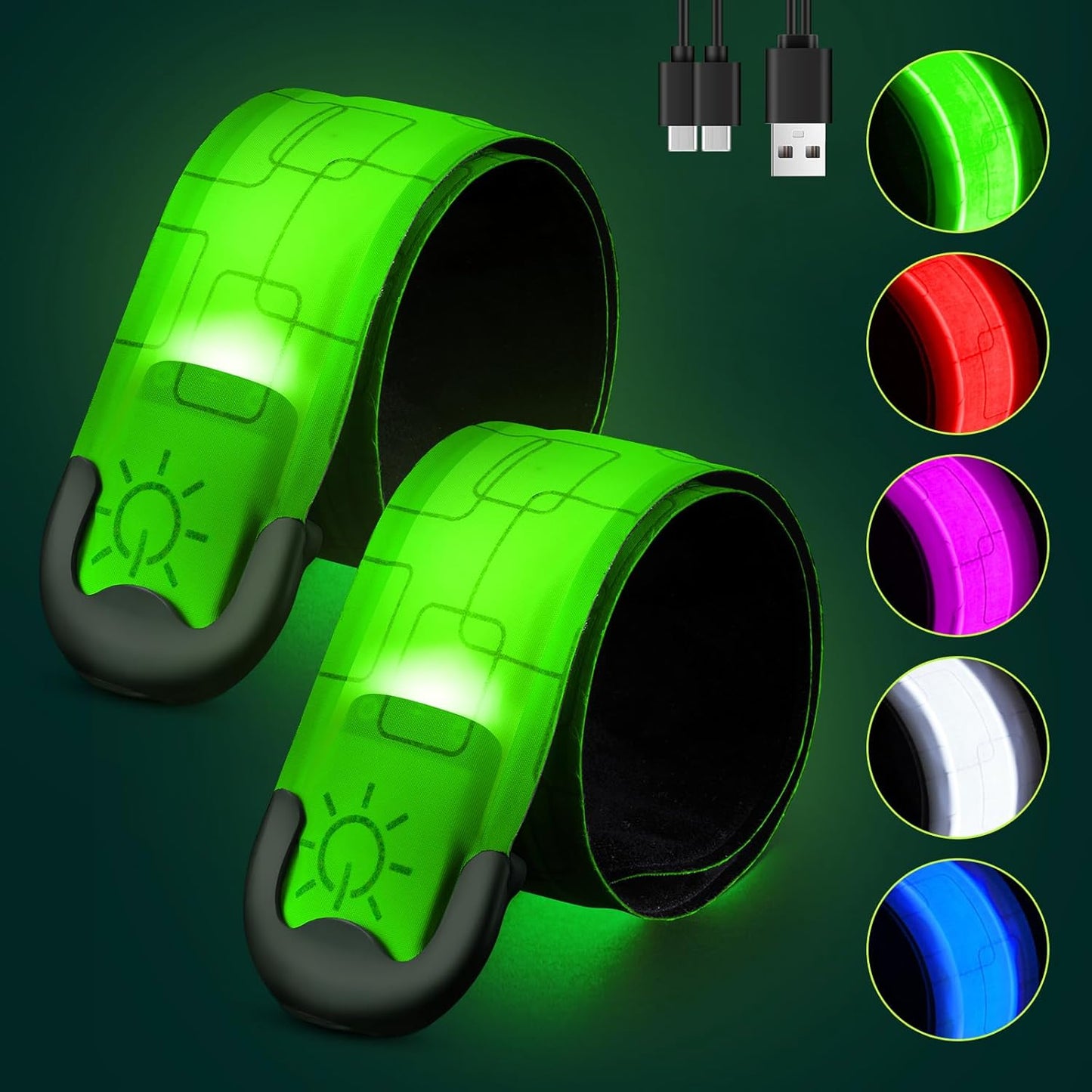 Fitense LED Armbands - Night Safety in Style!