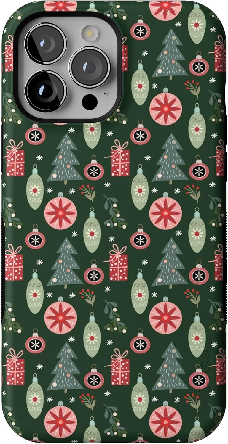Bold Protective iPhone 13 Pro Max Case for Christmas Cheer