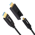 iBirdie Micro HDMI to HDMI Fiber Optic Cable 32 ft - 4K60hz Reliable