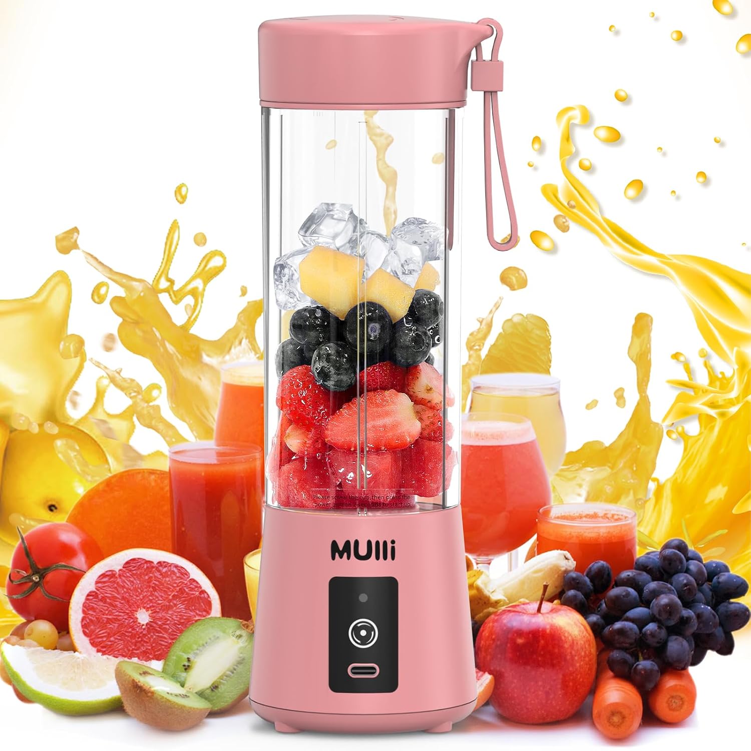 Mini USB Rechargeable Blender for On-the-Go Smoothies