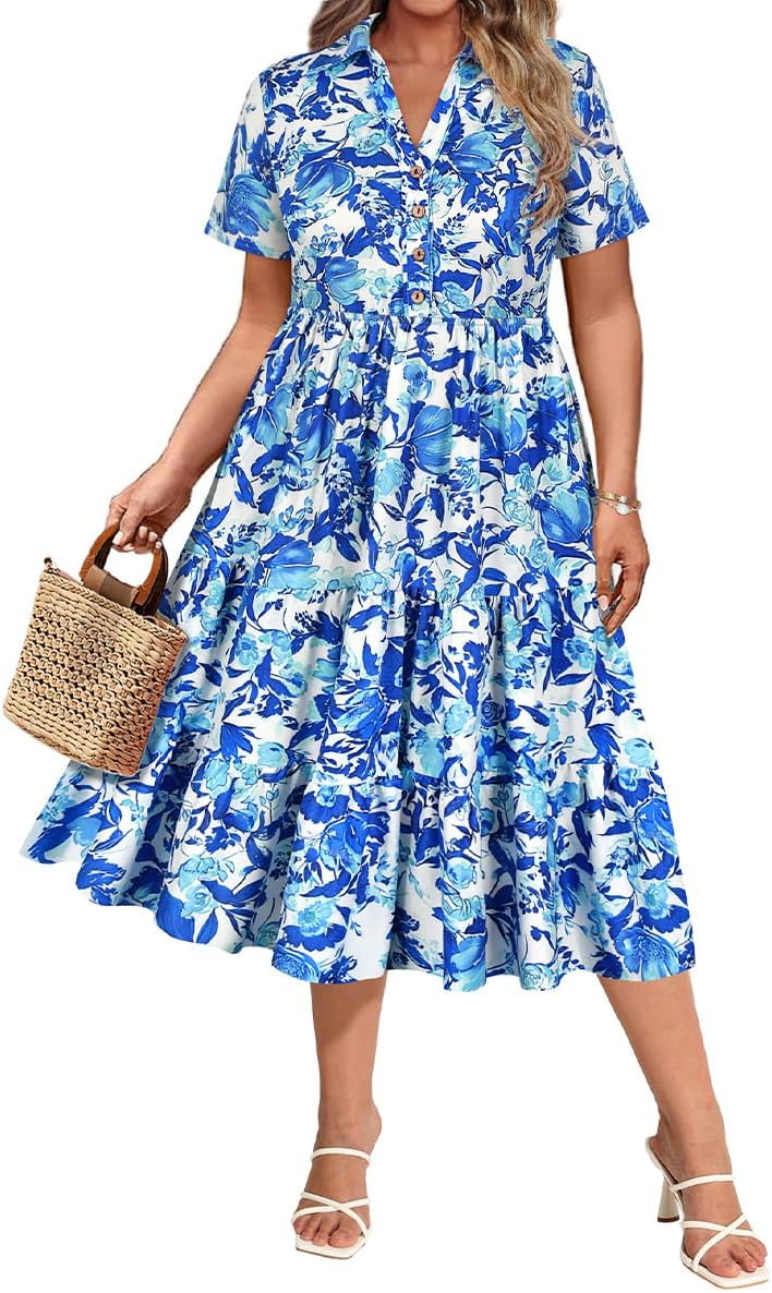 CARCOS Plus Size Dresses for Curvy Women - Stylish Comfort