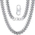 ChainsPro Chunky Miami Cuban Link Chain Necklace - Durable Hip Hop