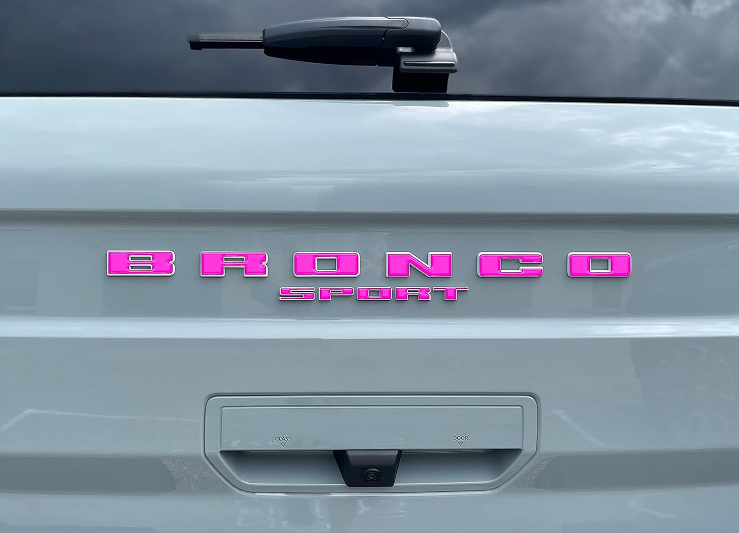 Rear Liftgate Letter Overlays for 2021-2026 Bronco Sport Owners