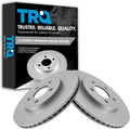 TRQ Rear Brake Rotors Set for 2005-2014 Ford Mustang