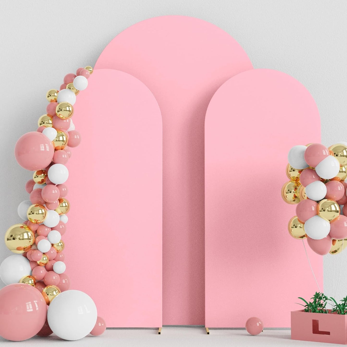 Wokceer Wedding Arch Backdrop Cover Set for Stunning Decor