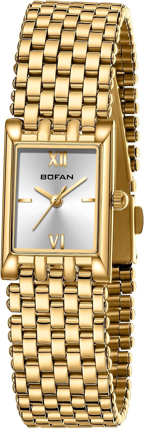 BOFAN Luxury Gold Women's Watch: Waterproof & Stylish