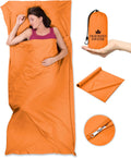 Sleeping Bag Liner Ultralight Microfiber Travel Sleep Sack - Adds
