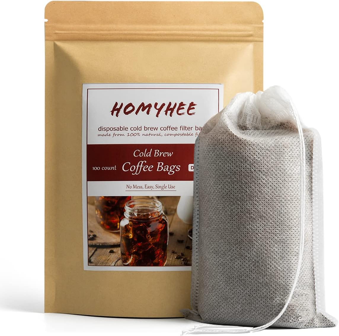 HOMYHEE Cold Brew Filters - Mess-Free Brewing!
