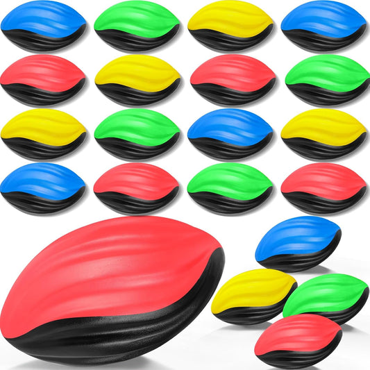 Mini Foam Footballs Bulk for Kids Indoor Outdoor Play Games
