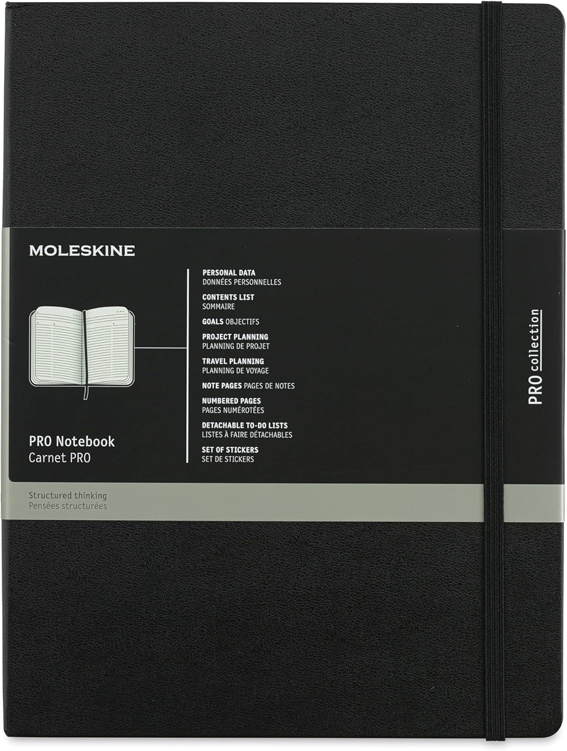 Moleskine PRO Notebook XL for Professional Project Planning