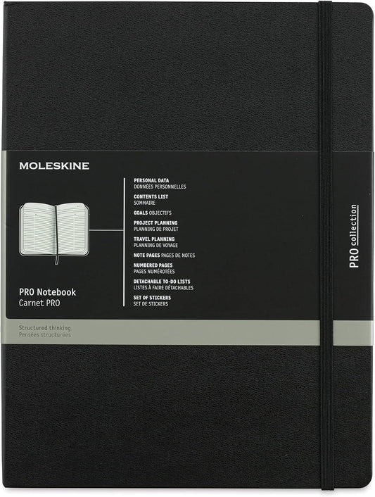Moleskine PRO Notebook XL for Professional Project Planning